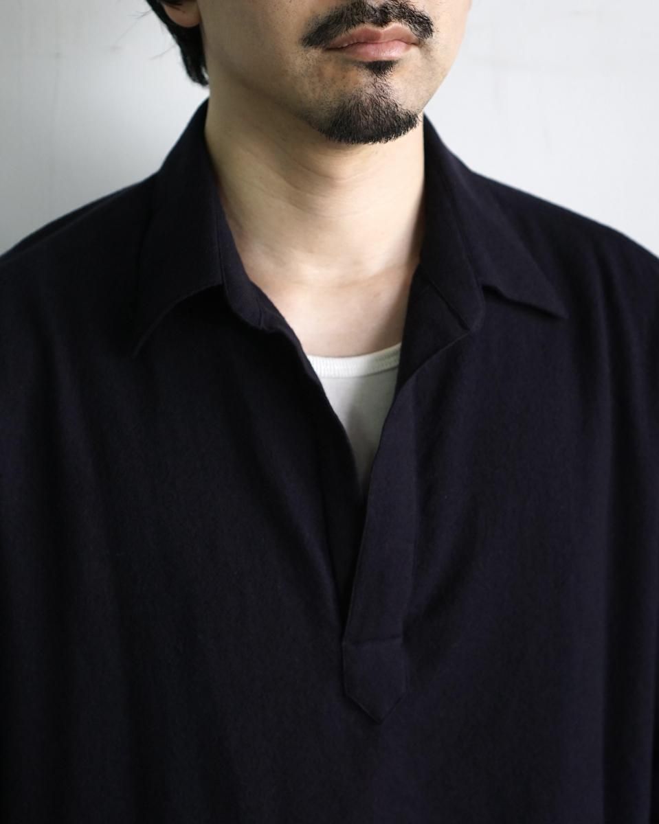 【新品】25aw A.PRESSE Wool Skipper Shirt 2 A.PRESSE 2025 Style 2 Wool Skipper Shirt / 25AAP-02-11*SL#GH