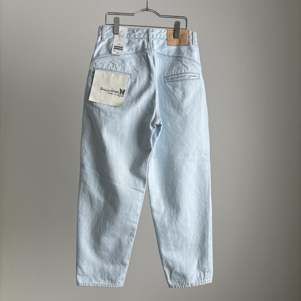 minä perhonen ストレートデニム 36 always mina perhonen always(オールウェイズ) ロールアップデニム/DN4630D*DM