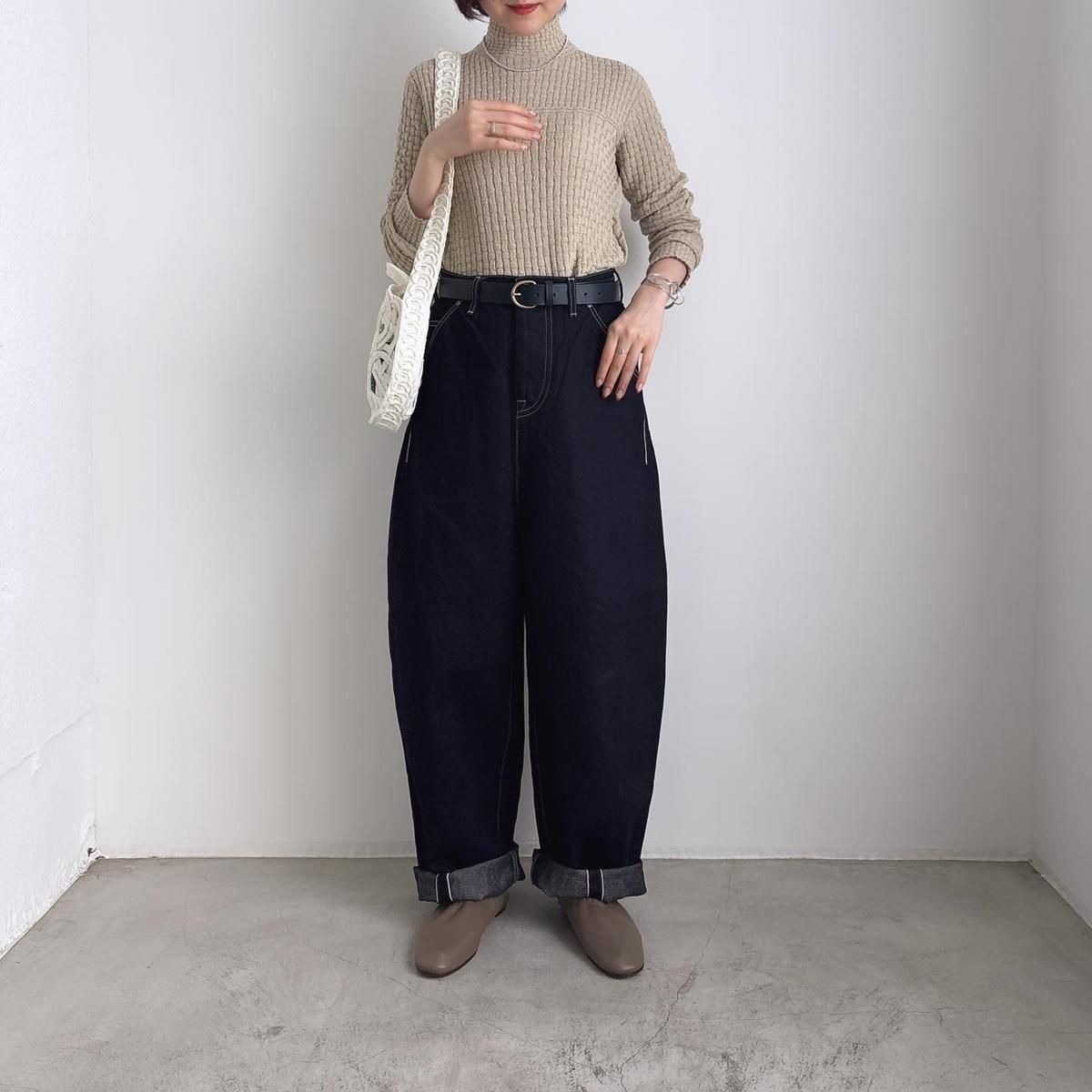 ミナペルホネン Always ワイドバルーンデニム mina perhonen always バルーンワイドデニム DN4420A