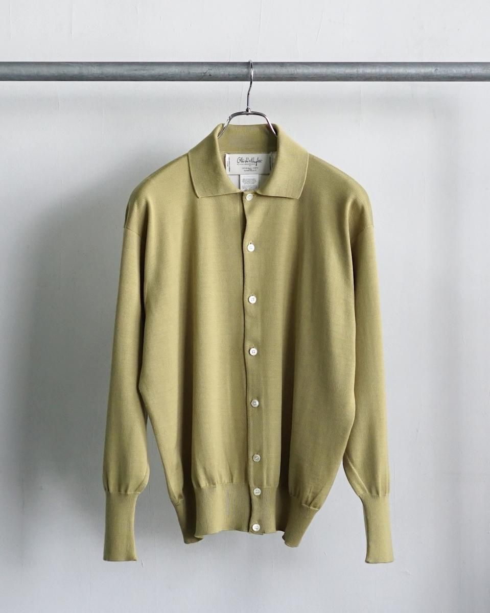 olde h &daughter カーディガン Olde H&Daughter / SILK PLAIN STITCH CARDIGAN – Auba Jaconelli