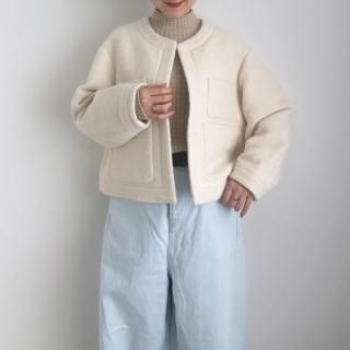 <img class='new_mark_img1' src='https://img.shop-pro.jp/img/new/icons13.gif' style='border:none;display:inline;margin:0px;padding:0px;width:auto;' />10 HANDCRAFTED MODERN angola tweed jacket/004*JK#IT