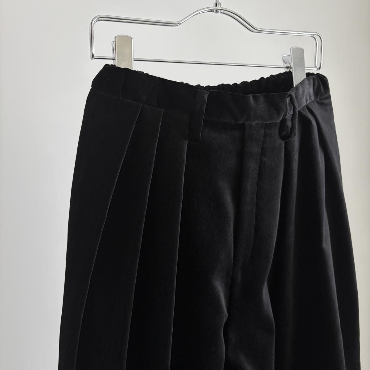Pulpさん専用　美品 tenne handcrafted modern パンツ 10 HANDCRAFTED MODERN 3 tuck wide pants(press velvet) /0029*PT#IT