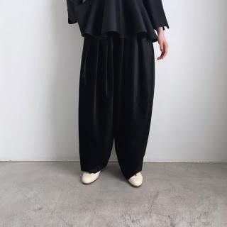 10 HANDCRAFTED MODERN 3 tuck wide pants(press velvet) /0029*PT#IT