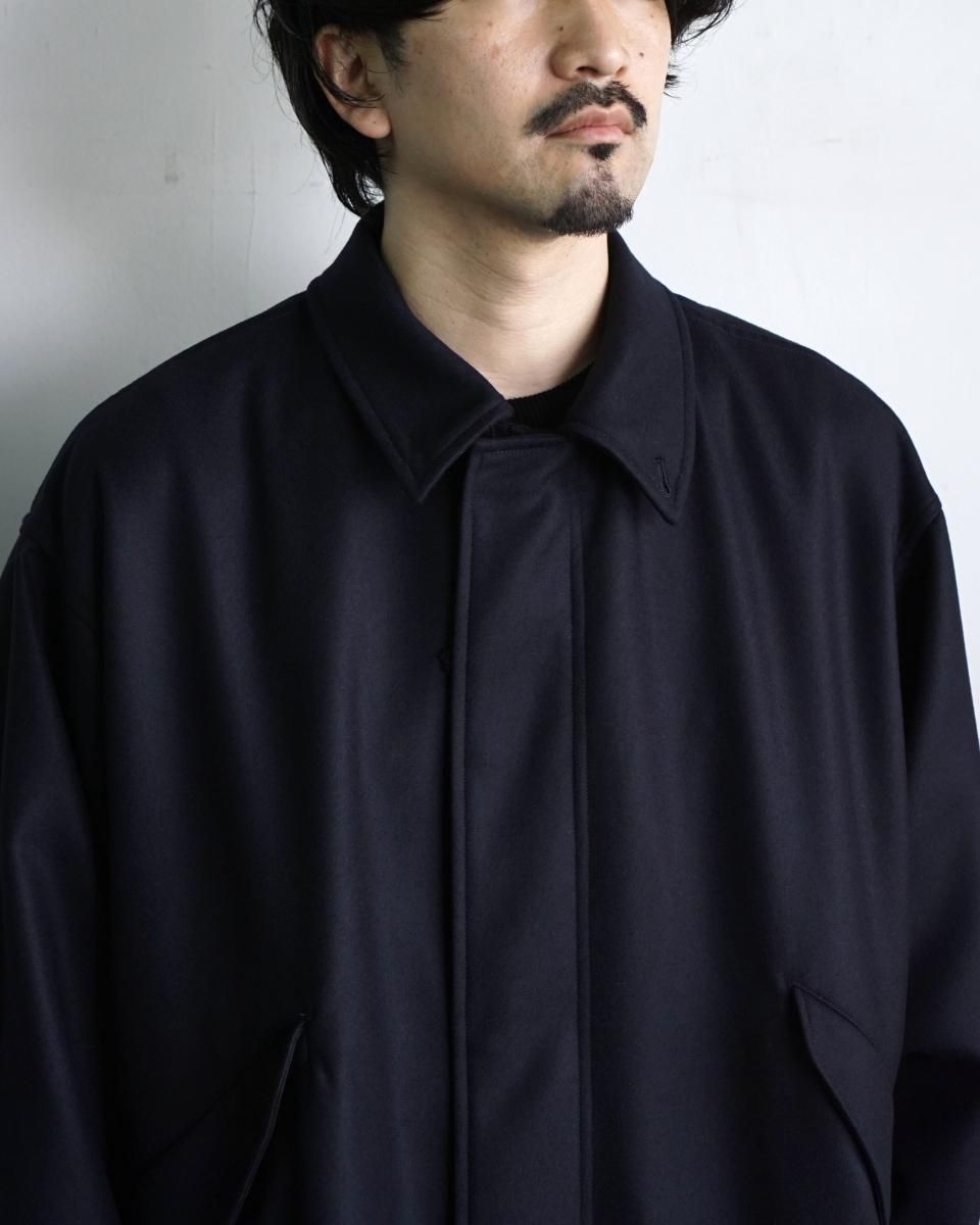 25AW ULTERIOR SUPER FINE LIGHT MELTON B/C FIELD COAT / UCT20-KC205