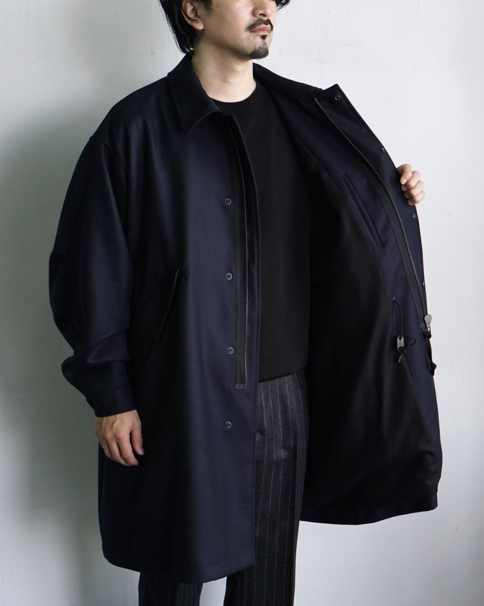 25AW ULTERIOR SUPER FINE LIGHT MELTON B/C FIELD COAT / UCT20-KC205