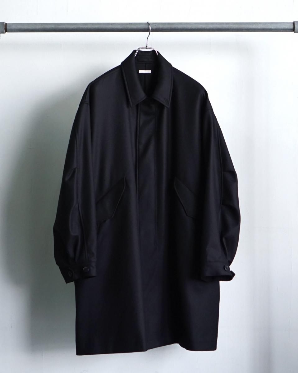 25AW ULTERIOR SUPER FINE LIGHT MELTON B/C FIELD COAT / UCT20