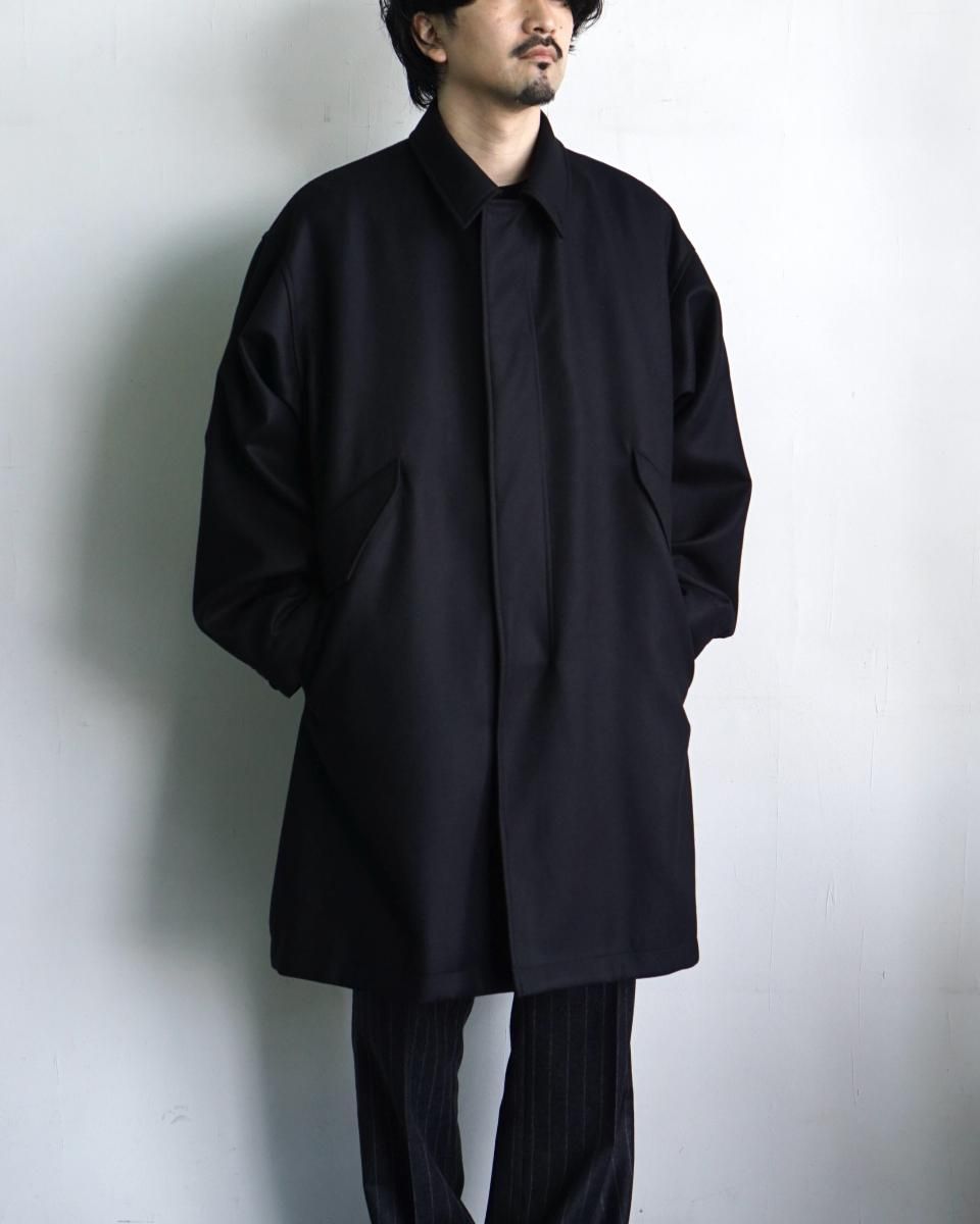 25AW ULTERIOR SUPER FINE LIGHT MELTON B/C FIELD COAT / UCT20