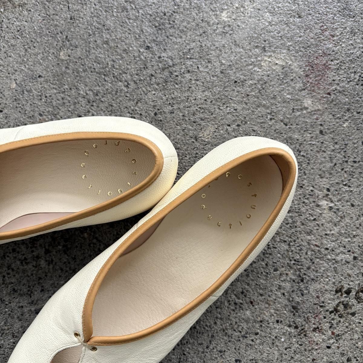 Post Production Tear Pumps (White Tanned Goat)*DR#IT - ARTHUR