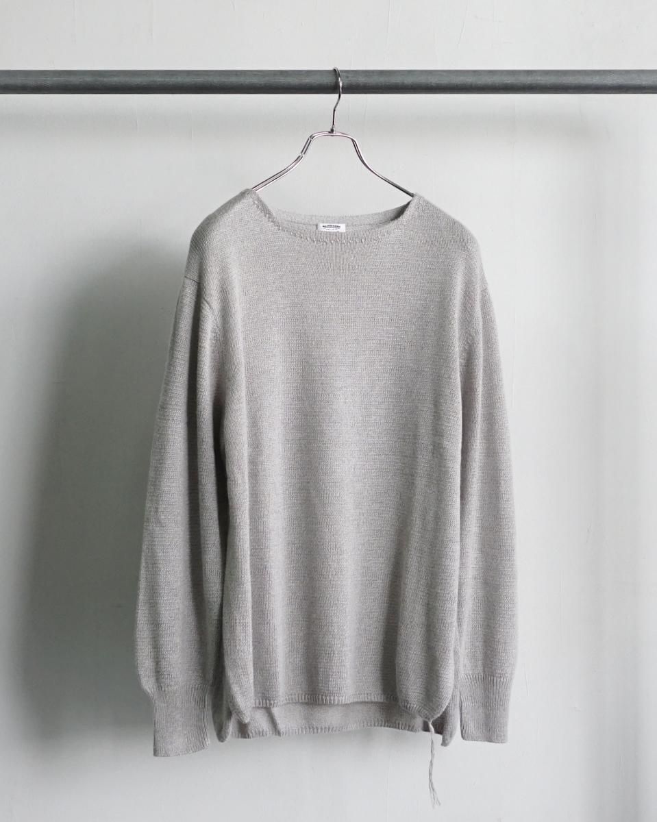 25AW MAATEE&SONS SILK CASHMERE P/O SWEATER / MT5303-0102*KN#GH