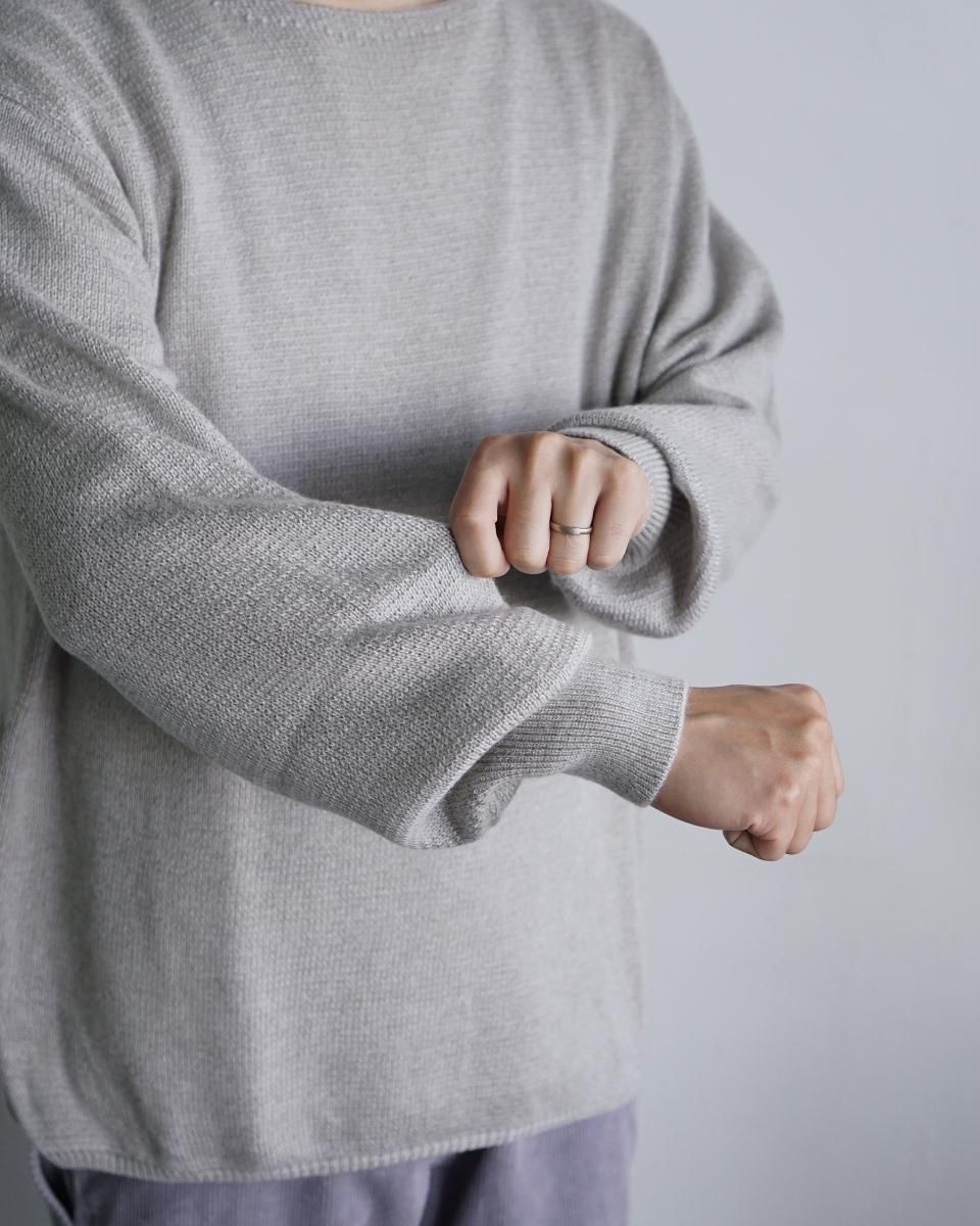 25AW MAATEE&SONS SILK CASHMERE P/O SWEATER / MT5303-0102*KN#GH