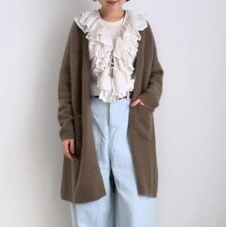 ANSPINNEN buttonless long cardigan(֥롼եåߥ)/ANS-WK0098*KN#IT