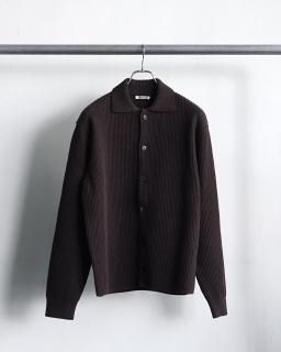 <img class='new_mark_img1' src='https://img.shop-pro.jp/img/new/icons13.gif' style='border:none;display:inline;margin:0px;padding:0px;width:auto;' />25AW AURALEE SUPER FINE WOOL RIB KNIT SHIRT CARDIGAN / A25AC01RK*KN#GH