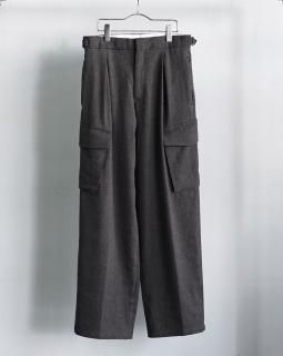 <img class='new_mark_img1' src='https://img.shop-pro.jp/img/new/icons13.gif' style='border:none;display:inline;margin:0px;padding:0px;width:auto;' />Fendart CROSS TACK CARGO (Herringbone woolLinencashmere)  / FE25AW02*PT#GH