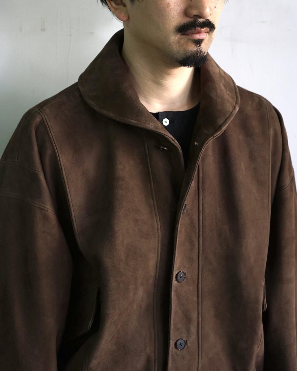 26SS AURALEE SILKY GRAIN SUEDE BLOUSON / A26SB01SG*BR#GH - ARTHUR