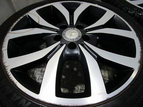 【タイヤ交換対象】メルセデスベンツ W247 Bクラス用 スタッドレス ブリヂストン ブリザック WZ-1 225/45R18 95Q XL 2025年10月発売サイズ チームスパルコ ベネージュ タイヤホイール4本セット