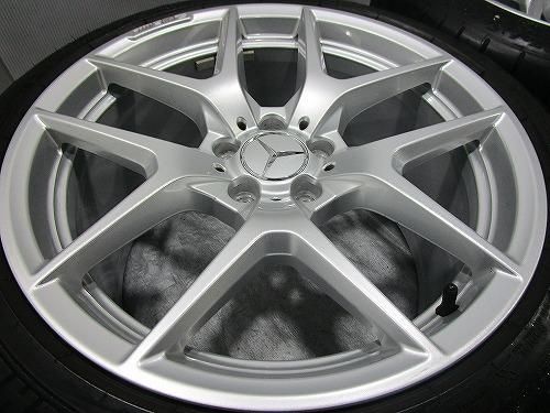 メルセデス ベンツ 純正 16インチ ホイールセット 美品 バリ山 バリ溝】メルセデスAMG X167 GLS63 純正 22in 10J +45 PCD112