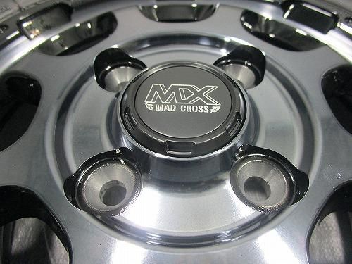 軽トラ・軽バンなど☆MAD CROSS MXホイール 4.0J +43 4H PCD100