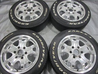 ϥ<BR>7.5J +35 6H<BR>ۥ磻ȥ쥿 Х껳<BR>åɥ䡼<BR>EAGLE 1 NASCAR<BR>215/60R17 109/107R[WG758]