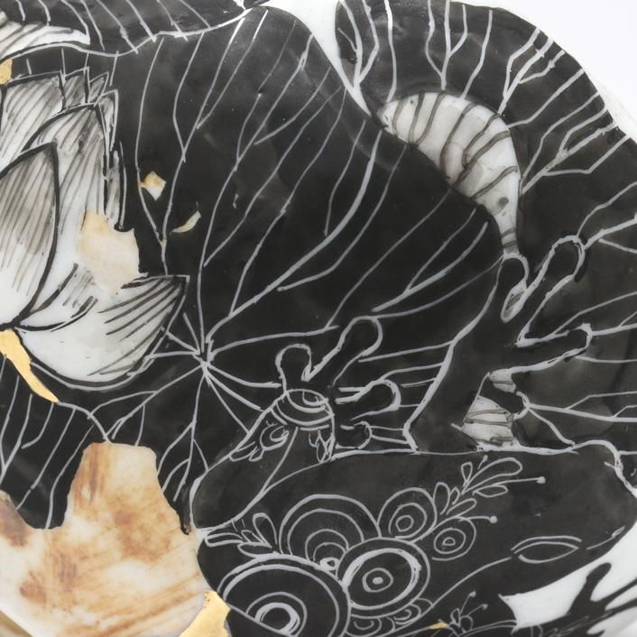 ♡新作　モノトーン系のエチノ生地に豪華に刺し子　一点もの　センソユニコ慈雨等 モノトーン系の希少エチノ生地に豪華に刺し子 一点物 センソユニコ慈雨