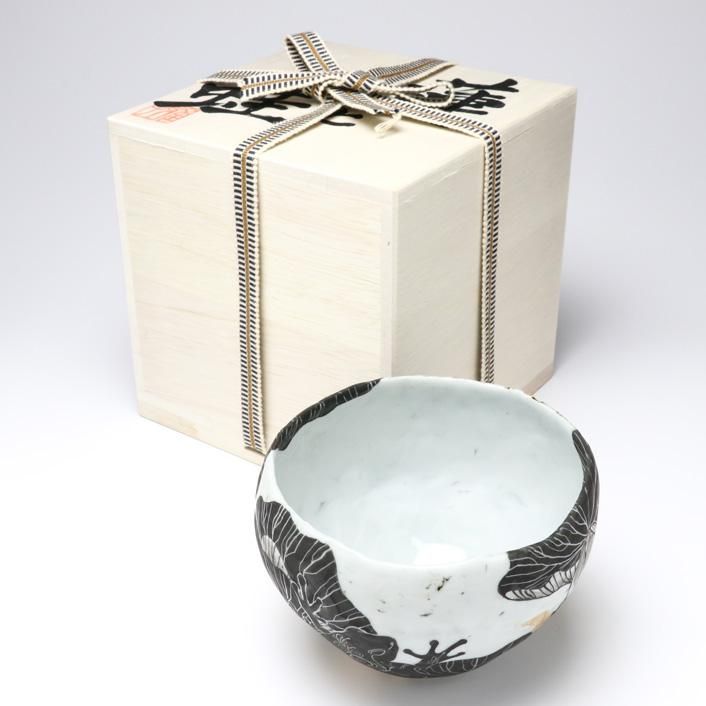 蓮と蛙 抹茶碗｜井上雅子 - 縁煌 (えにしら) オンラインショップ