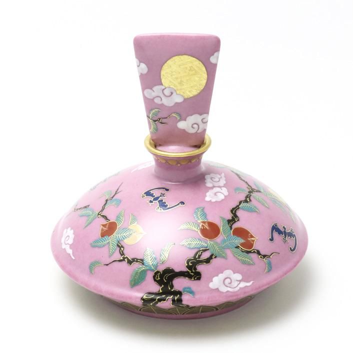 桃地金彩 福寿蝙蝠 香水瓶｜伊藤由紀子 - 縁煌 (えにしら) オンライン