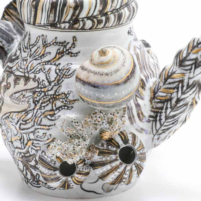 夜の螺旋 ポット｜工藤完子 - 縁煌 (えにしら) オンラインショップ