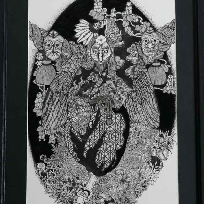 天狗 額｜北村紗希 - 縁煌 (えにしら) オンラインショップ ｜公式通販