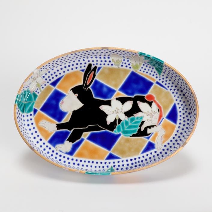 吉田真さん作 陶器の万華鏡(水引)