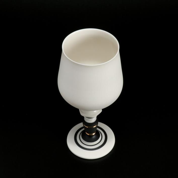 アンティーク 1stコミュニオン ラージガラスゴブレット 聖杯 少女