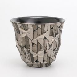 葉紋白金彩 ぐい呑|多田幸史 - 縁煌 (えにしら) オンライン 葉紋白金彩 ぐい呑|多田幸史 - 縁煌 (えにしら) オンライン