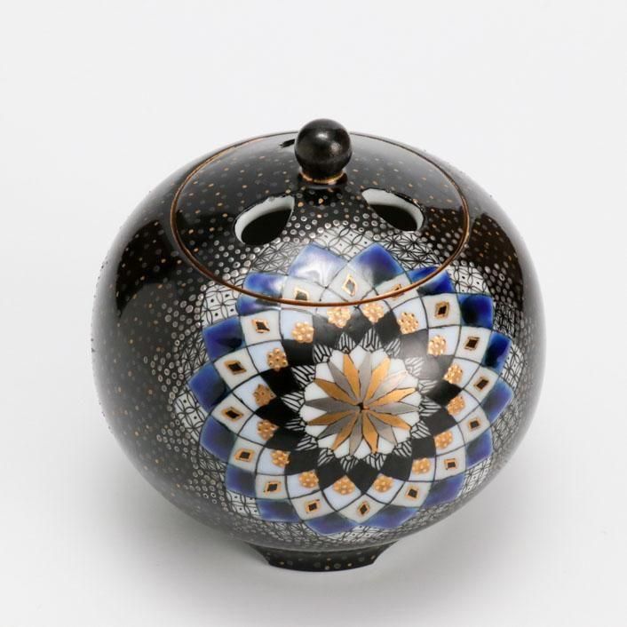 金白金細描彩 香炉｜石冨 俊二郎 - 縁煌 (えにしら) オンライン