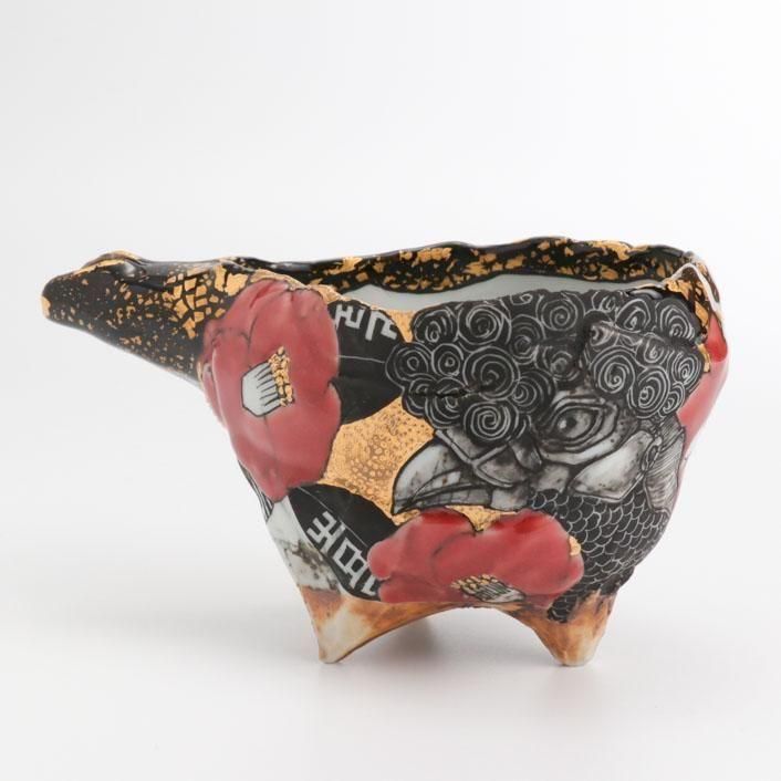 赤い花 片口｜井上雅子 - 縁煌 (えにしら) オンラインショップ ｜公式