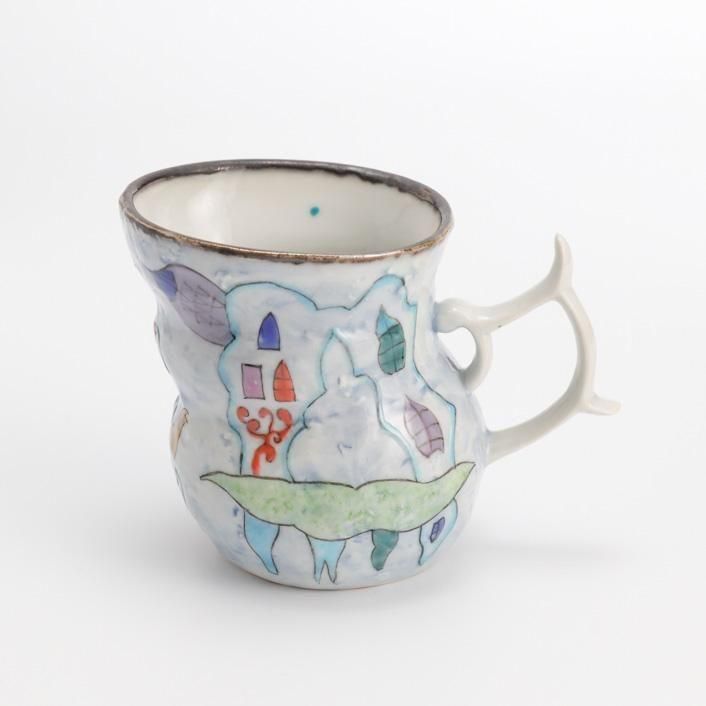 藍 幻想館 マグカップ ①｜工藤武 - 縁煌 (えにしら) オンライン