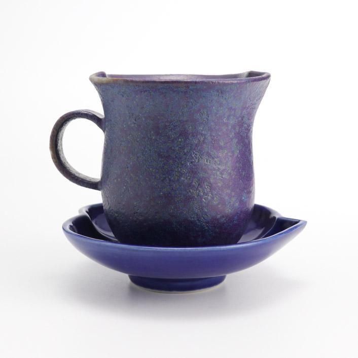 青桃 カップ&ソーサー｜工藤武 - 縁煌 (えにしら) オンライン