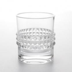 美品 未使用 西垣聡さん ガラス酒器 18. 西垣 聡 Diamond cut rocks glass | JIBITA