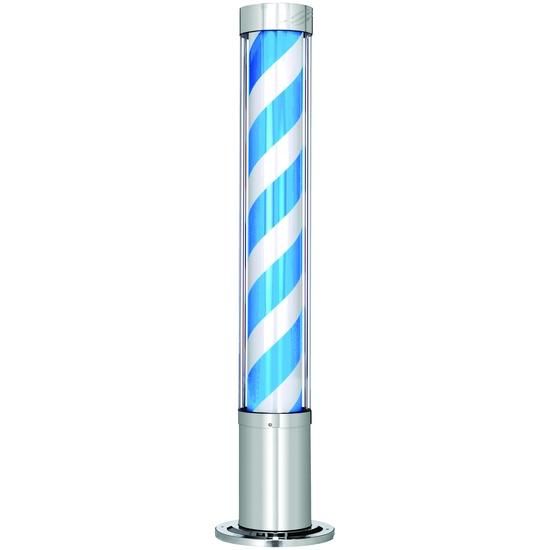 理容 美容室 雑貨 新品 サインポール 『喜田 K-3637』 (スカイ