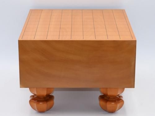 将棋セット 新桂6号折将棋盤セット(木製将棋駒楓一字押彫駒裏