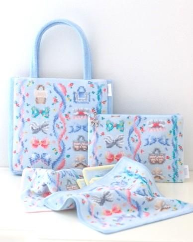 第4弾】FEILERフェイラーコラボBliss Ribbon 5点セット(手提げ 第4弾】FEILERフェイラーコラボBliss Ribbon 5点セット(手提げ