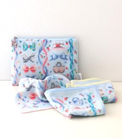 第4弾】FEILERフェイラーコラボBliss Ribbon 4点セット(ポーチ 第4弾】FEILERフェイラーコラボBliss Ribbon 4点セット(ポーチ