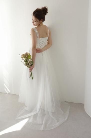 フラワーレース Vネック エンパイアラインドレス W212 Dressproduction フラワーレース Vネック エンパイアラインドレス W212 Dressproduction