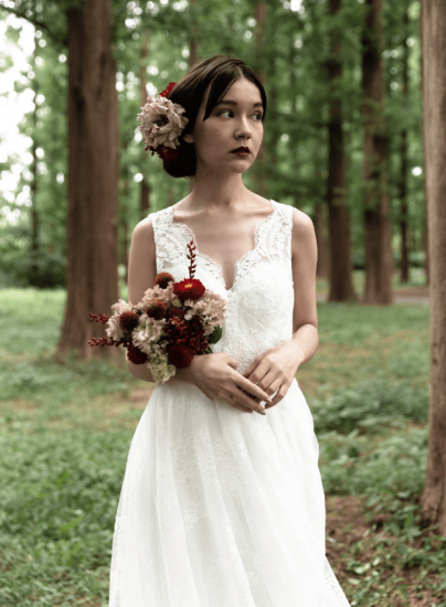 限定数のみ！ dress production 総レース刺繍 ウエディングドレス