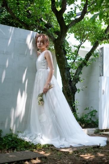 DRESS PRODUCTION Aライン　カラードレス　結婚式　ウェディング