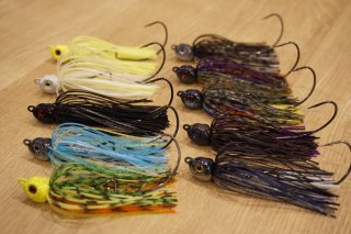 Swing tail Swim Jig 3D Eye 3/8oz