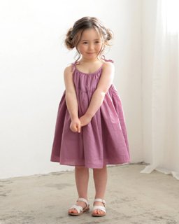 Zigzag line camisole dress<Purple>