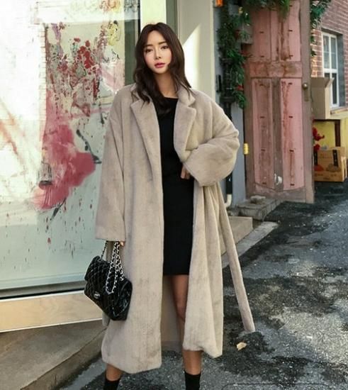 希少 チンチラ ファーコート ロングコート Aライン 美品 レディース