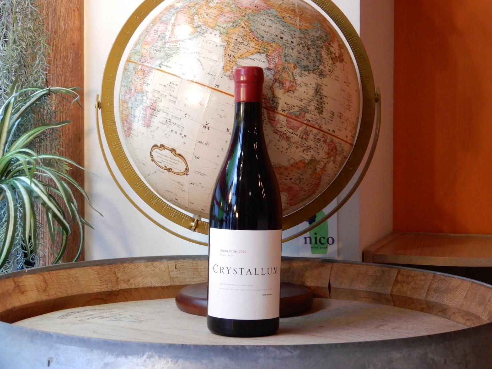 赤】クリスタルム ボナ・フィデ・ピノ・ノワール 2022 - WINE
