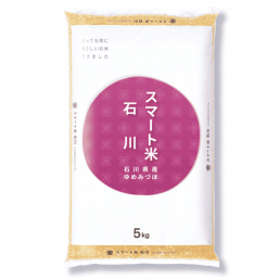 スマート米 | 石川県産 ゆめみづほ | 無洗米玄米 5kg - 白米