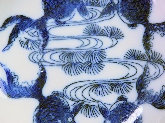 年末のプロモーション大特価！ 伊万里 印判 2枚セット 豆皿 金魚図 染付