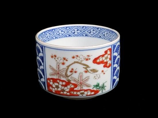 大聖寺伊万里　染錦　青海波に毘沙門亀甲紋　花の図　豆皿　E187AS-CIm 2025年最新】大聖寺伊万里の人気アイテム - メルカリ