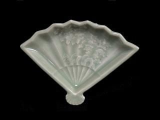 古伊万里　染付　草花紋の図　巻貝型変形皿　D852AS-fbpv 変形皿 - 古美術 双葉葵 ONLINE SHOP